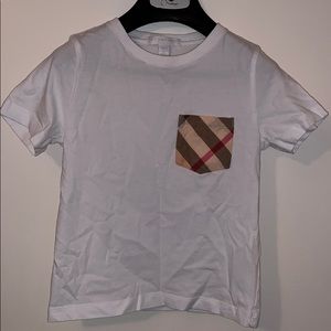 Authentic Burberry boys pocket T shirt